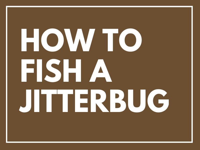 How to Fish a Jitterbug