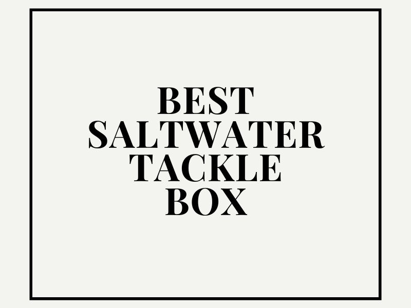 Saltwater Tackle Boxes