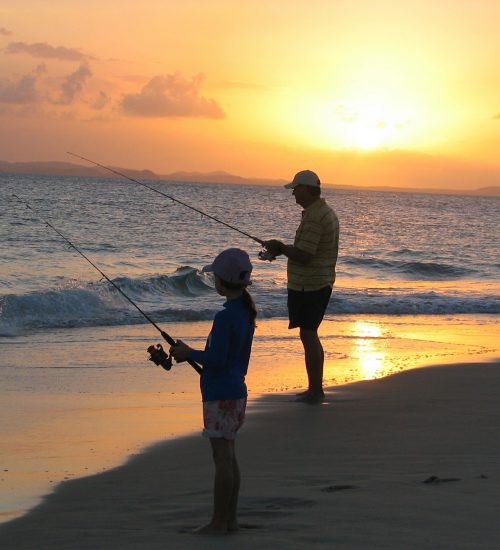 Fishing in the morning